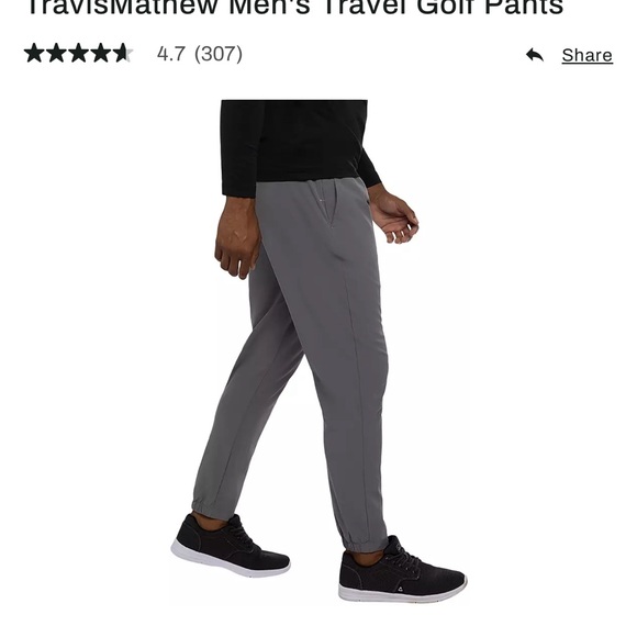 Travis Mathew Gray Joggers - Picture 2 of 7